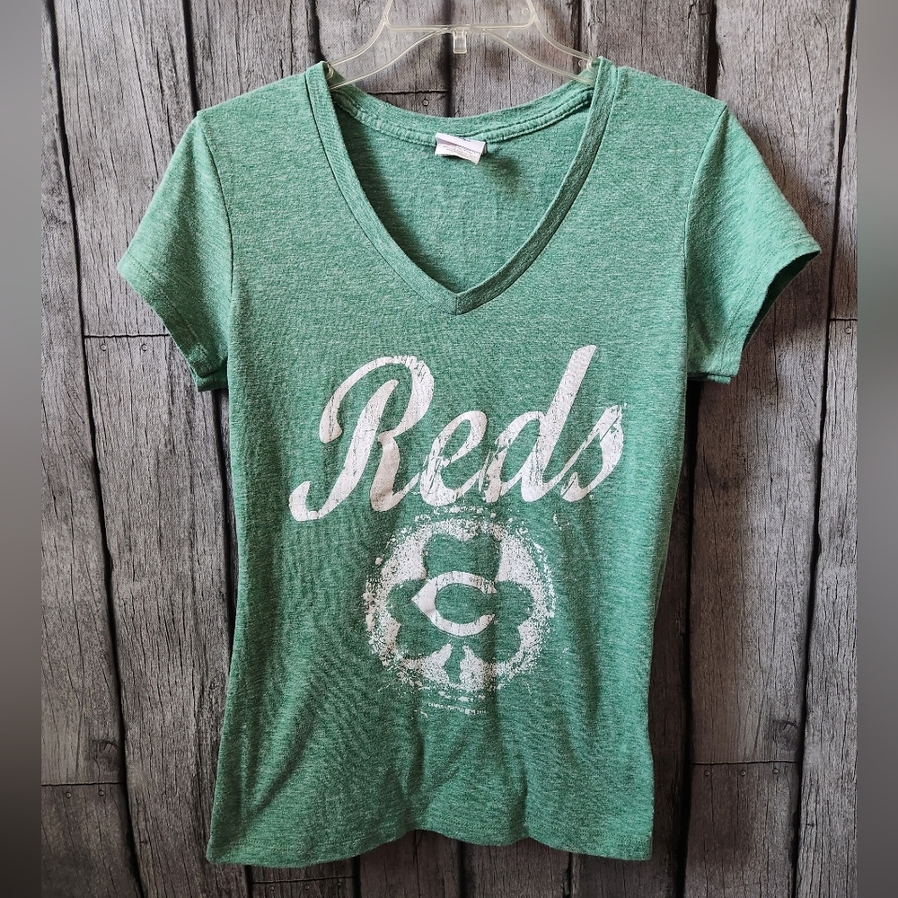 Cincinnati Reds MLB Authentic Clover Shirt